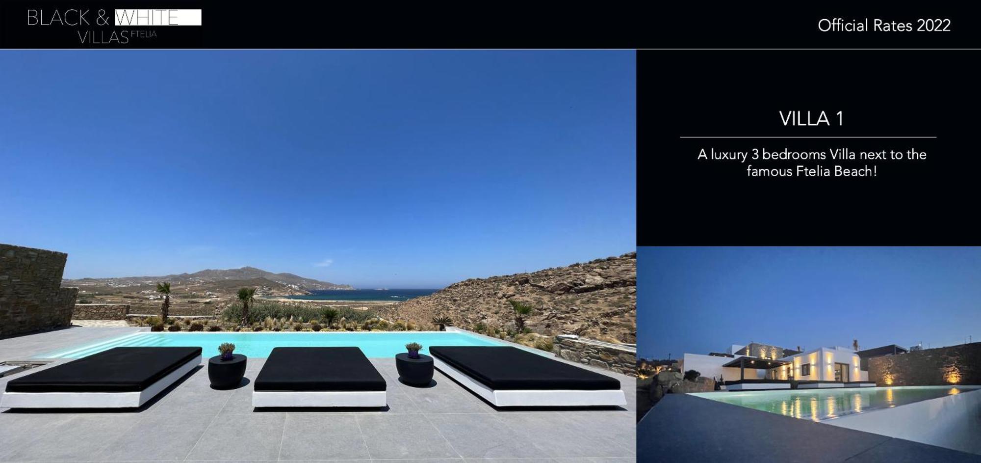 Black And White Villas Ftelia - Mykonos Mykonos Town 외부 사진