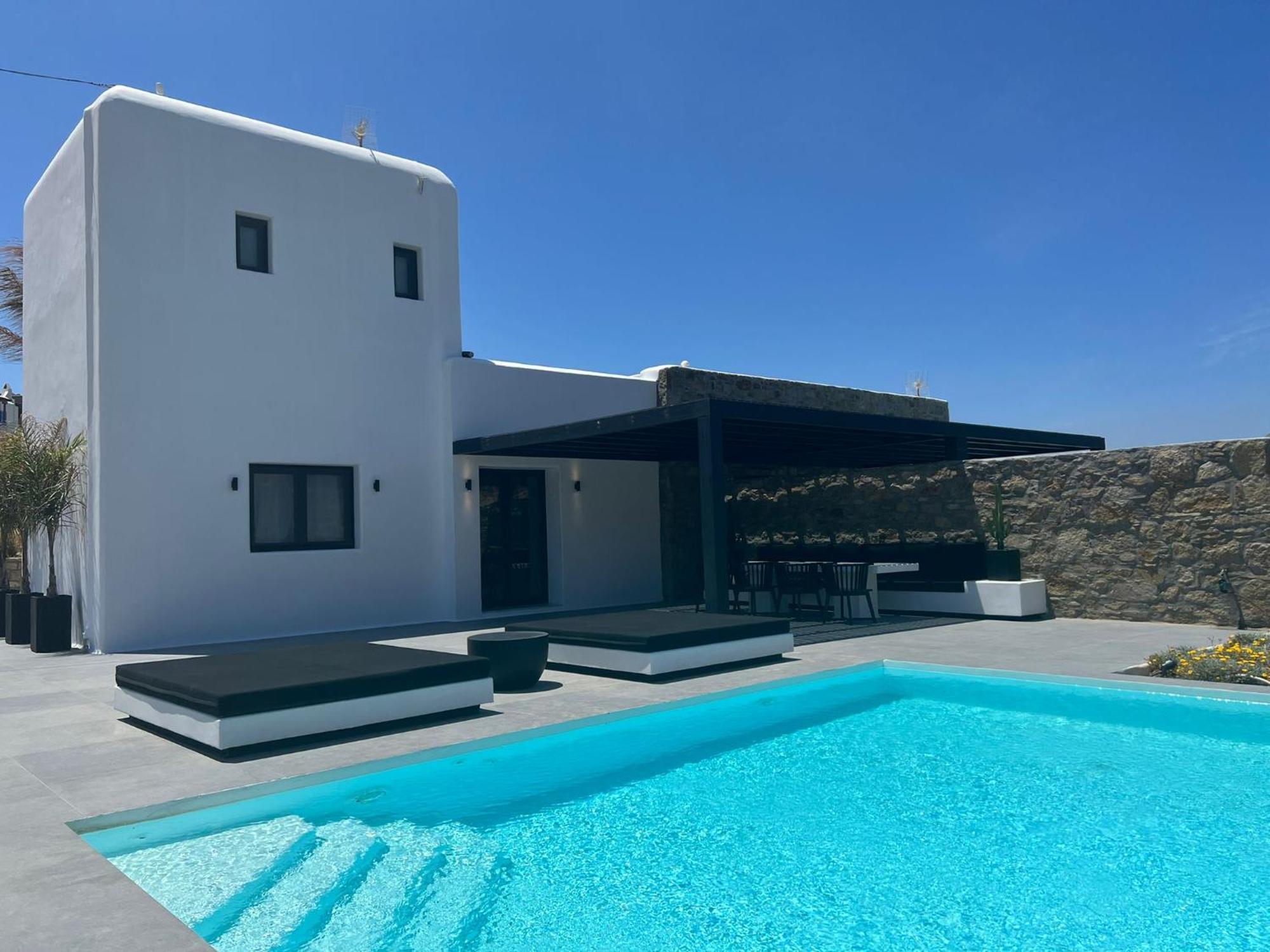 Black And White Villas Ftelia - Mykonos Mykonos Town 외부 사진