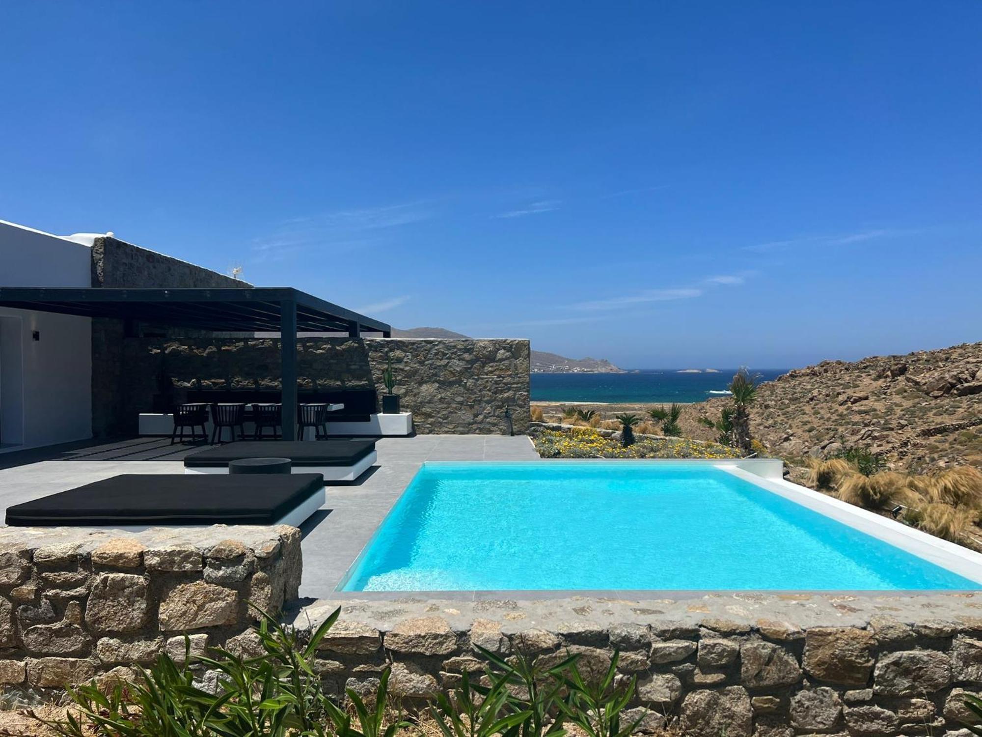 Black And White Villas Ftelia - Mykonos Mykonos Town 외부 사진